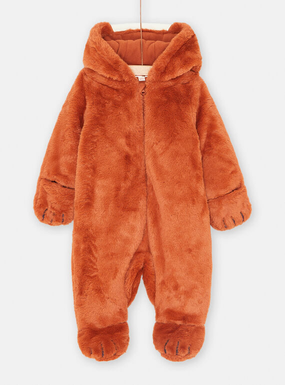 Buzo de color rojo teja suave y cómodo para bebé niño SUGROPIL / 23WG10D2PIL403