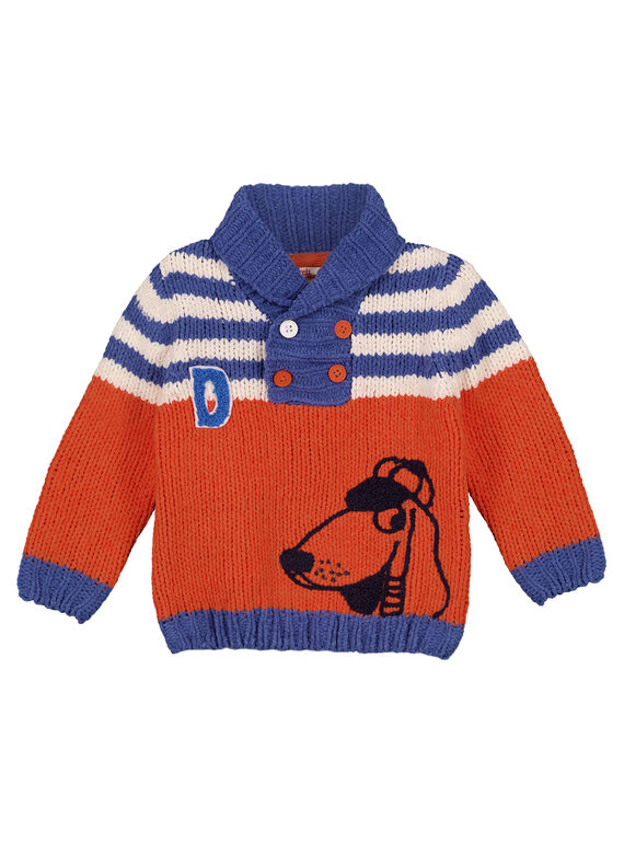Jersey Naranja Du Pareil Au Meme GUSANPUL / 19WG10C1PUL406