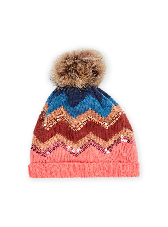 Gorro de jacquard y lentejuelas PYAMENBON / 22WI01G4BOND321