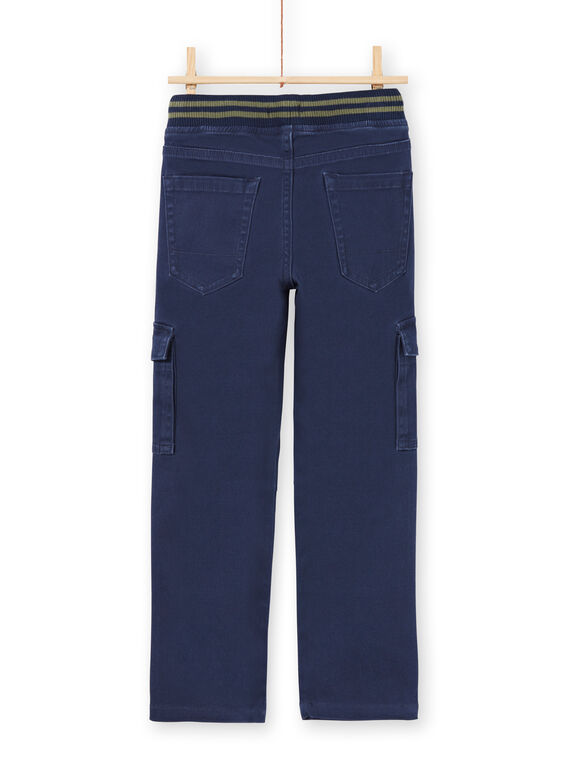 Pantalón azul oscuro para niño MOJOPAMAT1 / 21W90228PAN705
