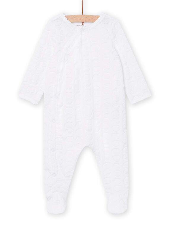 Pelele blanco para recién nacido unisex NOU1GRE6 / 22SF0543GRE000