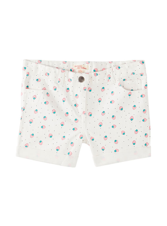 Short vaquero con estampado de lunares y fresas JAJOSHORT4 / 20S901T4D30001