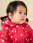 Impermeable con capucha con estampado de lunares 22WG09F1IMP050