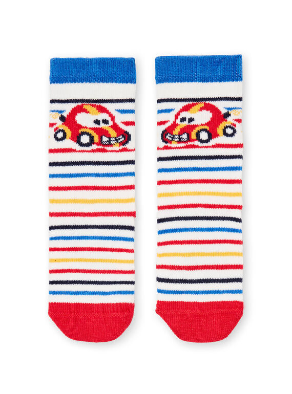 Calcetines de rayas para bebé niño LYUHACHO1 / 21SI10X1SOQ001