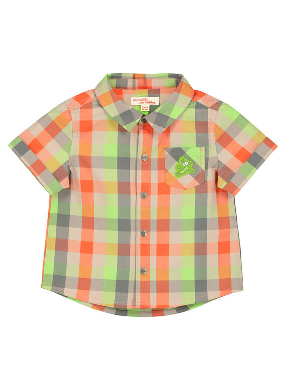Camisa de cuadros para bebé niño FUYECHEM / 19SG10M1CHM099