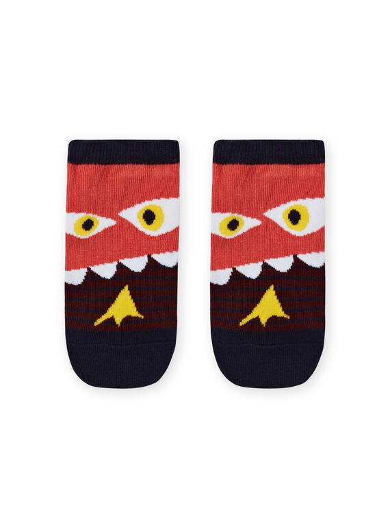 Calcetines de rayas y estampado de dinosaurio para niño MYOPASOQ / 21WI02H1SOQ719