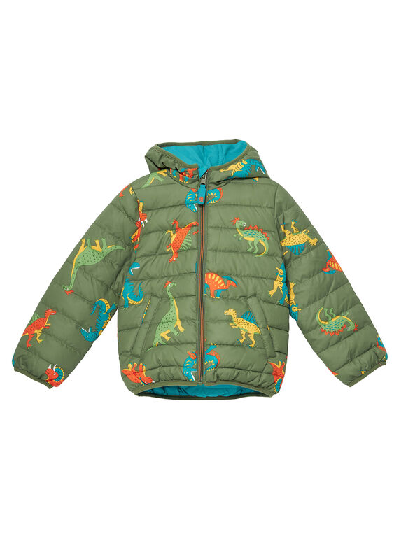 Anorak reversible con estampado de dinosaurio para niño JOGROBLOU2 / 20S902I4BLO604