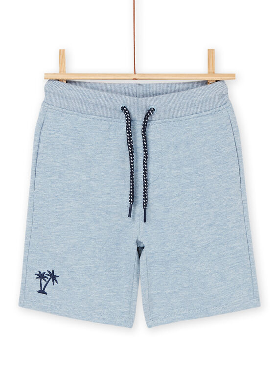 Bermudas de color azul de muletón ROJOBER1 / 23S90296BER222