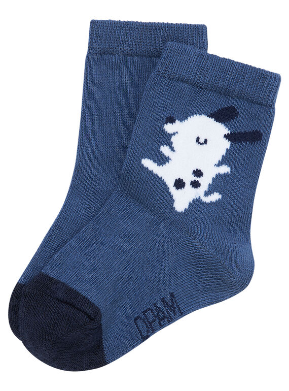 Calcetines de color azul marino JYUJOCHO2 / 20SI1054SOQ713