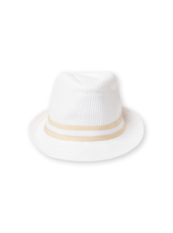 Sombrero blanco para bebé niño LYUBALCHA / 21SI10O1CHA000