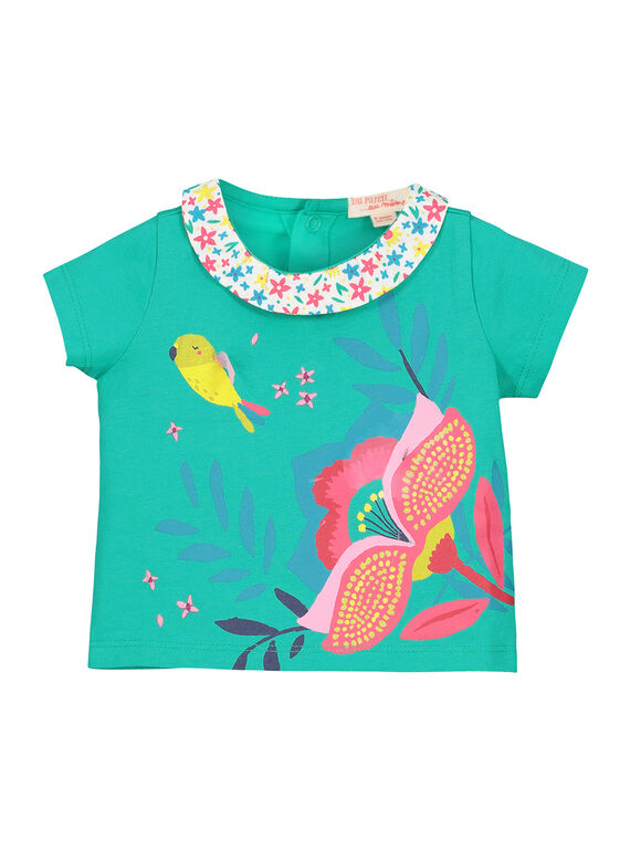 Camiseta de manga corta para bebé niña FICABRA / 19SG09D1BRA209