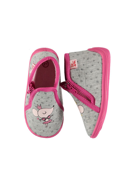 Patucos botines de punto fino para bebé niña FBFBOTSOU / 19SK3734D0A940