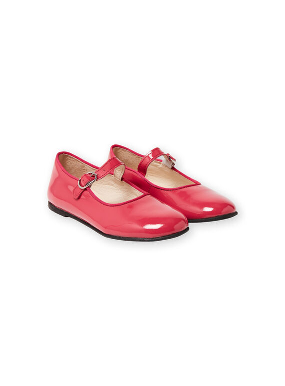 Babies de charol rosas para niña LFBABRIDEP / 21KK3532D13304