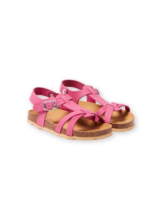 Sandalias rosas para niña LFNUROSE / 21KK355SD0E030