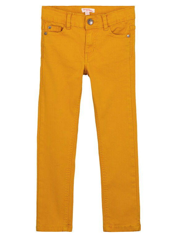 Pantalón slim elástico Ocre GOJOPATWI2 / 19W90248D2B107