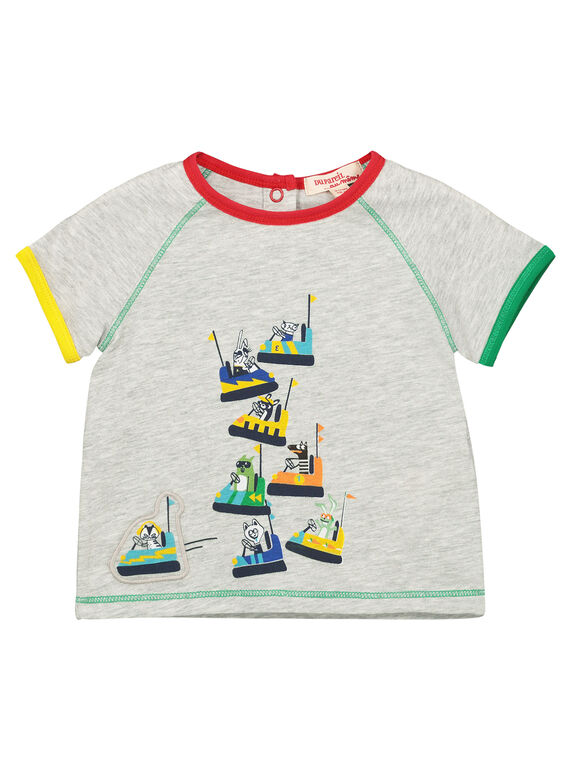 Camiseta de manga corta de color gris para niño FUCOTI / 19SG1081TMCJ906
