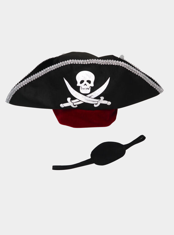 Sombrero de pirata con parche para el ojo DPAFA0015 / 22R8GG52JOU099