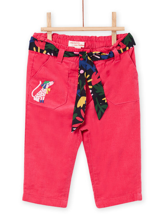 Pantalón con cinturón estampado extraíble PIMUPAN / 22WG09R1PAND325