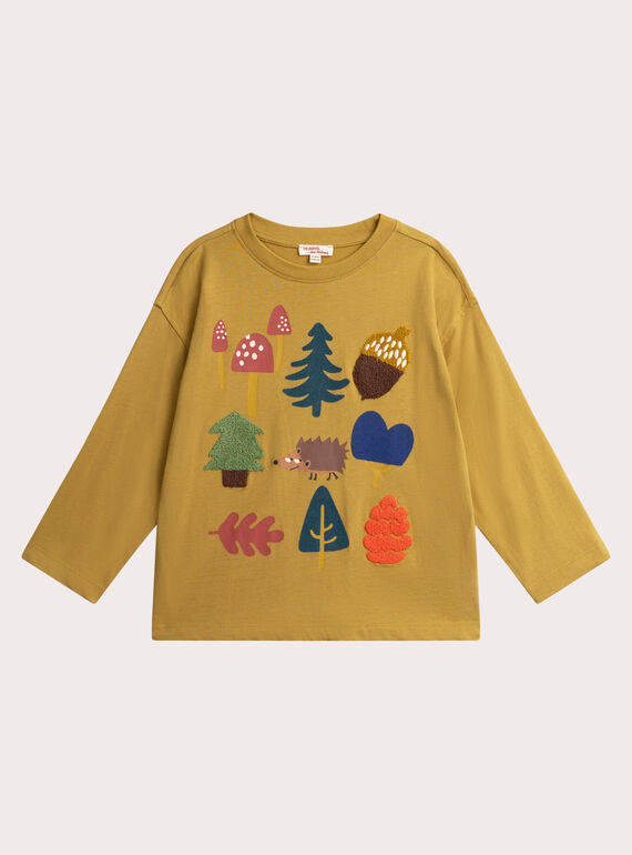 Camiseta verde animación mundo del bosque para niños  VOBATEE1 / 24W902Q2TMLG600