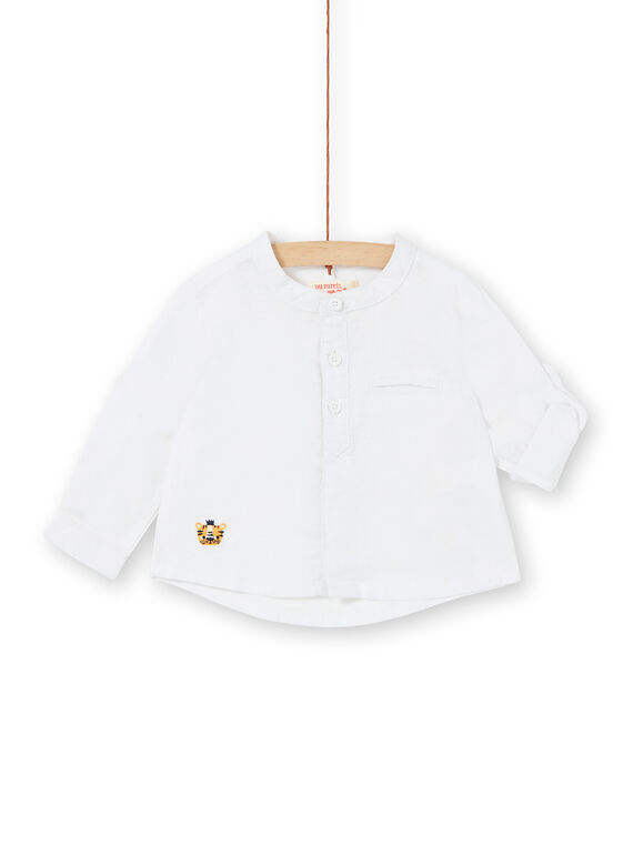 Camisa de color blanco para bebé niño LUBALCHEM / 21SG10O1CHM000