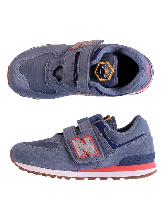 Zapatillas de color azul New Balance para niño GGYV574PAA / 19WK36P1D37C218