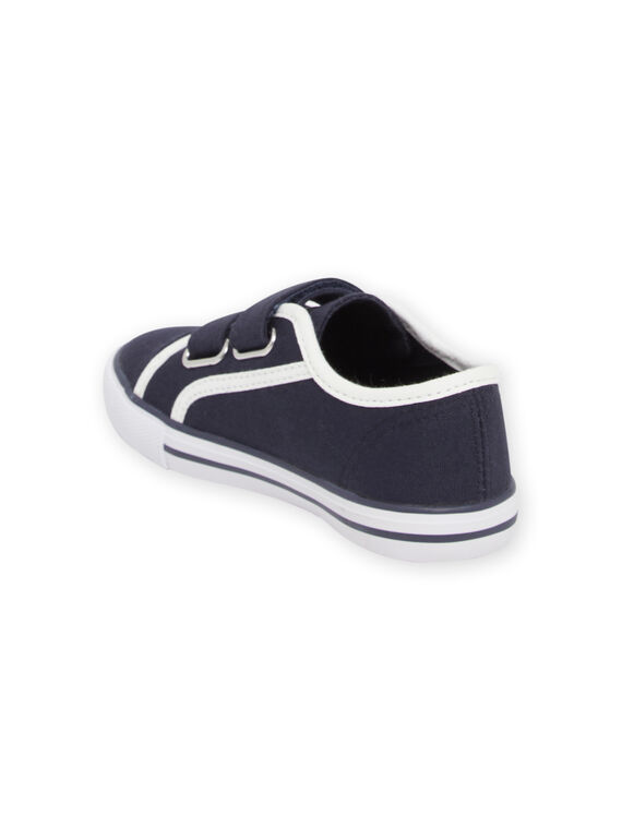 Tenis azul marino y blanco para niño NOTOILNAVY / 22KK3691D16070