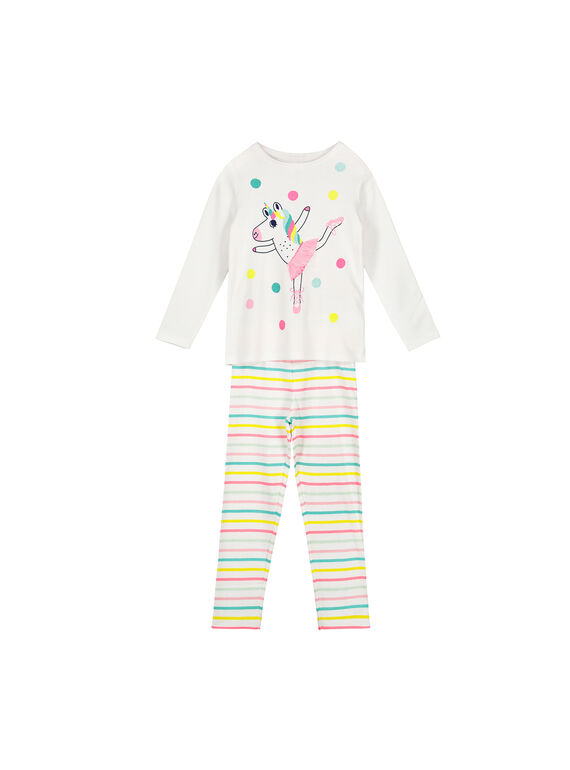 Pijama de algodón para niña FEFAPYJLIC / 19SH1193PYJ000