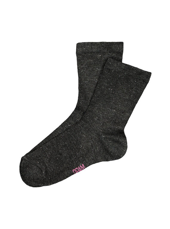 Calcetines con purpurina para niña FYAJOCHO1A / 19SI0131SOQ941