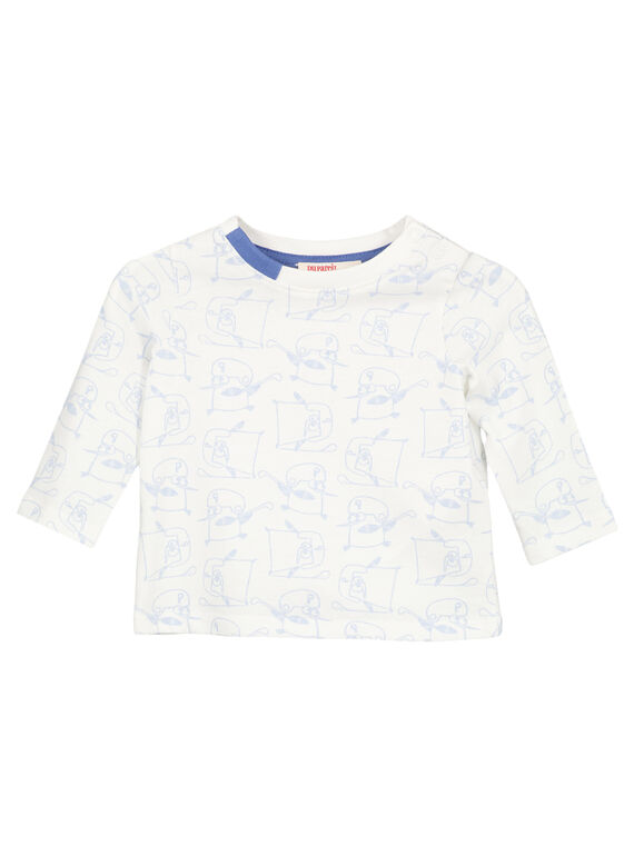 Camiseta de manga larga de punto fino para bebé niño GUBLATEE2 / 19WG10S2TML001