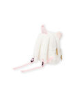 Mochila rosa con estampado de gato de pelo artificial para bebé niña MYICLASAC / 21WI09G1BES001