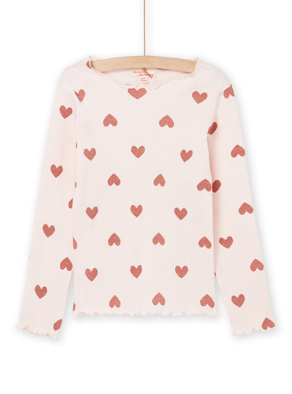 Camiseta con estampado de corazones RAJOTEE3 / 23S90181TMLD310