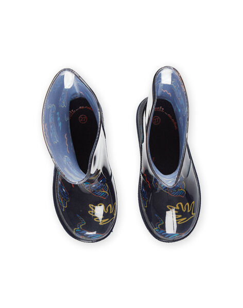 Botas de agua con estampado de tigre POPLUITIGROU / 22XK3613D0C070