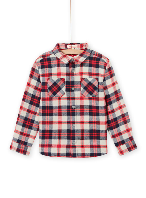 Camisa de cuadros de franela para niño MOFUNCHEM / 21W902M1CHM810