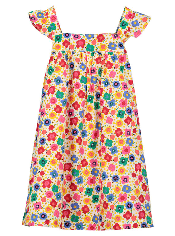 Vestido con estampado de fantasía para bebé niña FICOROB3 / 19SG0983ROB000