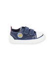 Zapatillas de tela vaquera con parche de tigre RUTOILTIGRE / 23KK3874D16P269