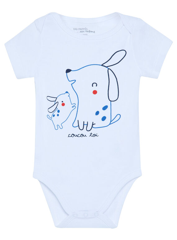 Body de color blanco JEGABODCOU / 20SH1433BDL000