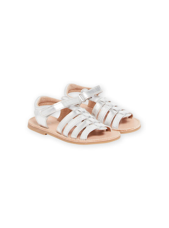 Sandalias plateadas para niña NASANDCARLA / 22KK354JD0E956