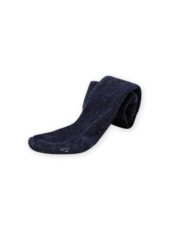 Leotardos de color azul marino con brillo para bebé niña MYIJOCOLU2 / 21WI0916COL070