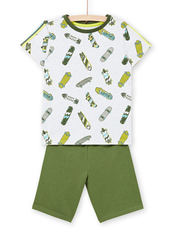 Pijama de color gris jaspeado, para niño LEGOPYCSPOR / 21SH12CAPYJJ920