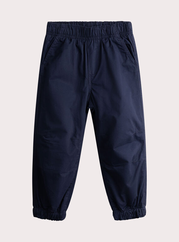 Pantalón azul marino de niño con forro de malla  VOKOPAN / 24W90231PAN705