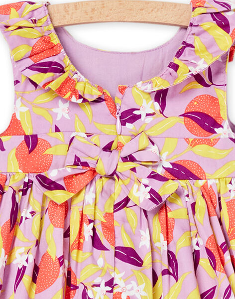 Vestido con estampado de flores RINEOROB1 / 23SG09O3ROB326
