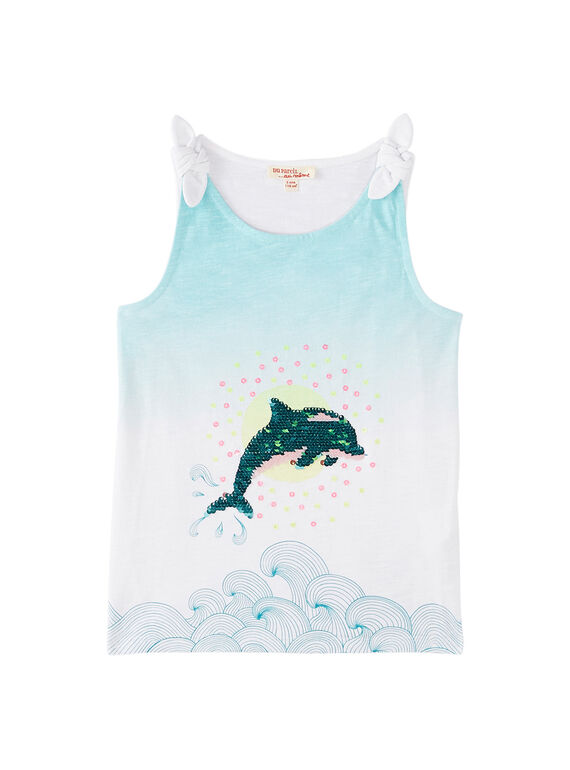 Camiseta de tirantes de color blanco JAQUADEB3 / 20S901R2DEB000
