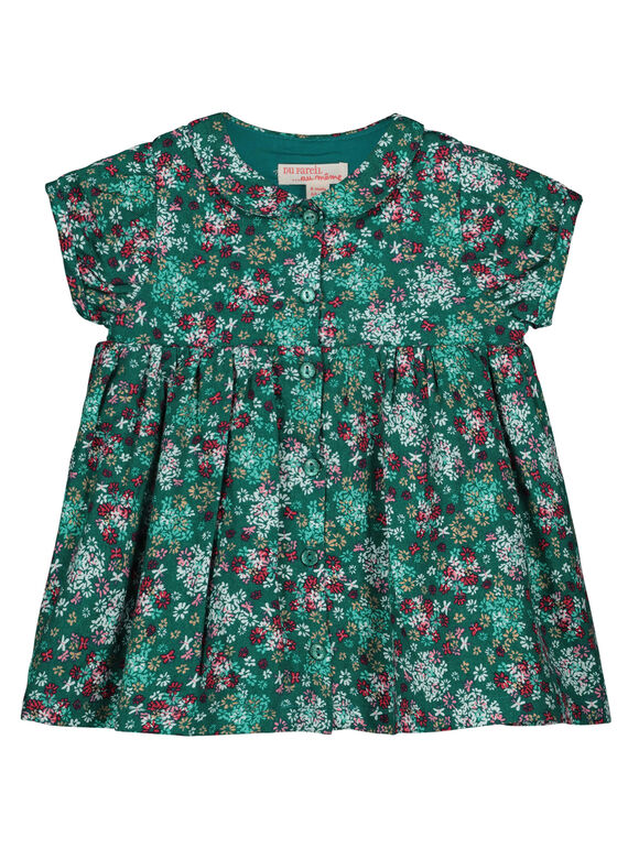 Vestido de manga corta estampado GIVEROB1 / 19WG0921ROBG627