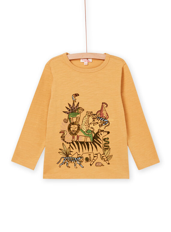 Camiseta con estampado de la selva POMOTEE5 / 22W902N2TMLB106
