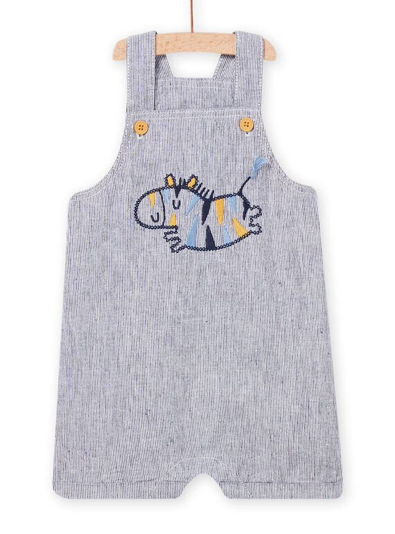 Peto corto blanco y azul para bebé niño NUSOSAC / 22SG10Q1SAC000