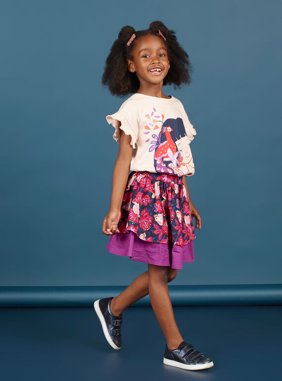 Falda evasé reversible para niña MAPAJUP / 21W901H1JUPC205