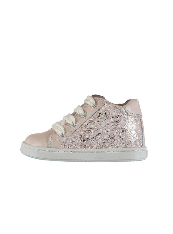 Zapatillas de piel para bebé niña FBFBASLIS / 19SK3742D3F030