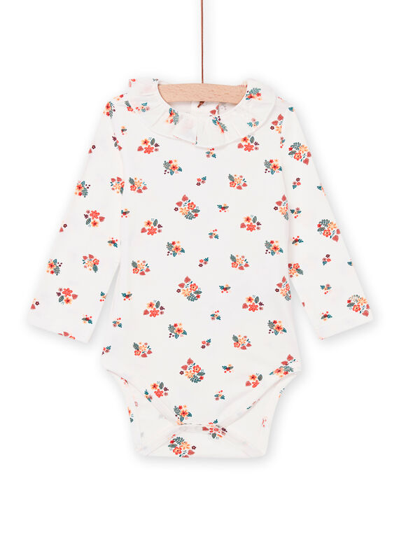 Body con estampado floral y cuello avolantado PIPRIBOD / 22WG09P1BOD001