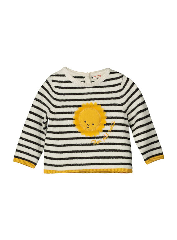 Jersey de punto de rayas para bebé niña FILIPUL / 19SG0921PUL001