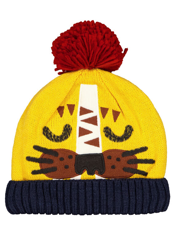 Gorro con borla. GYOMUBON / 19WI02F1BONB116